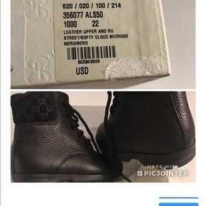 Gucci Kids Black Boots
